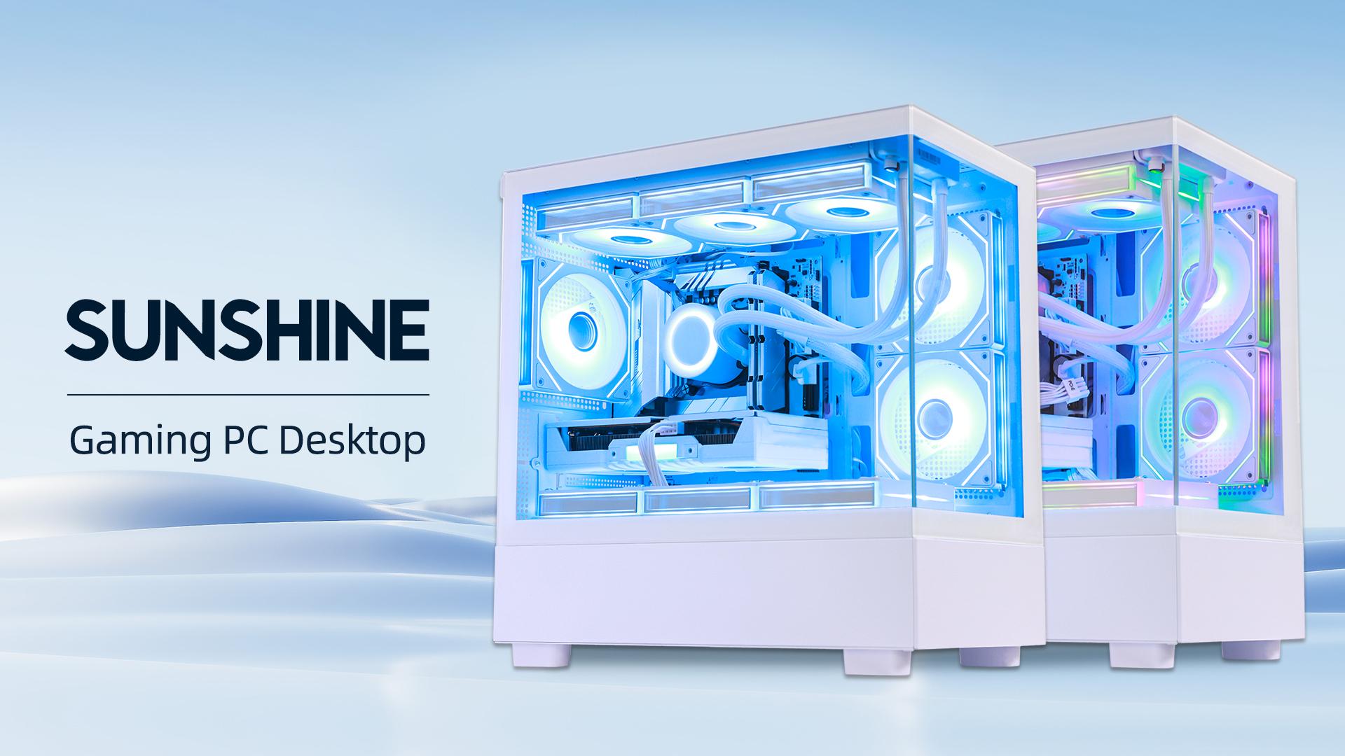 Amazon.com: HELLOLAND Sunshine Gaming PC Desktop - RTX 5070TI 16G